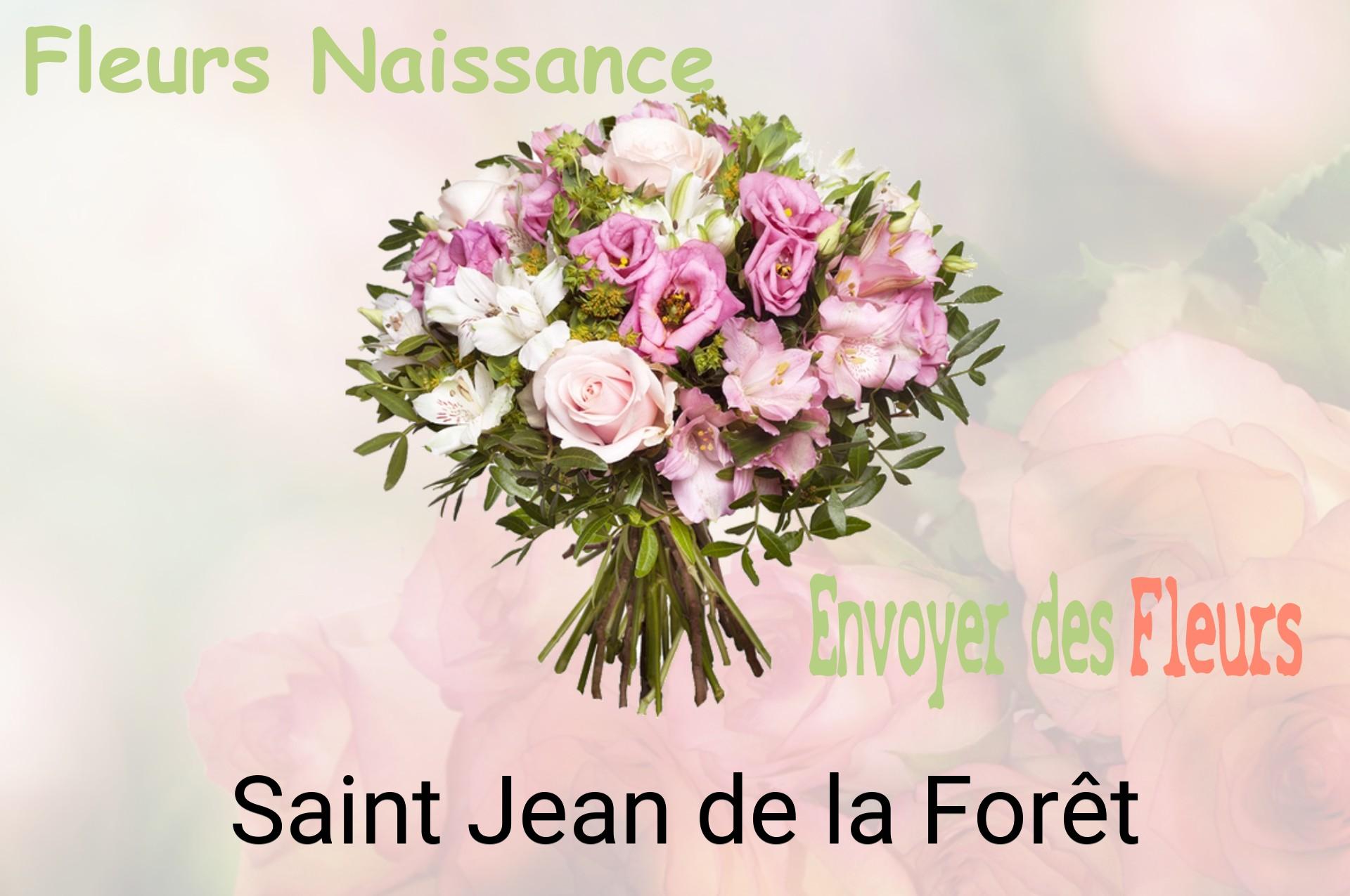 Bouquet de fleurs de naissance livré à Saint-Jean-de-la-Forêt